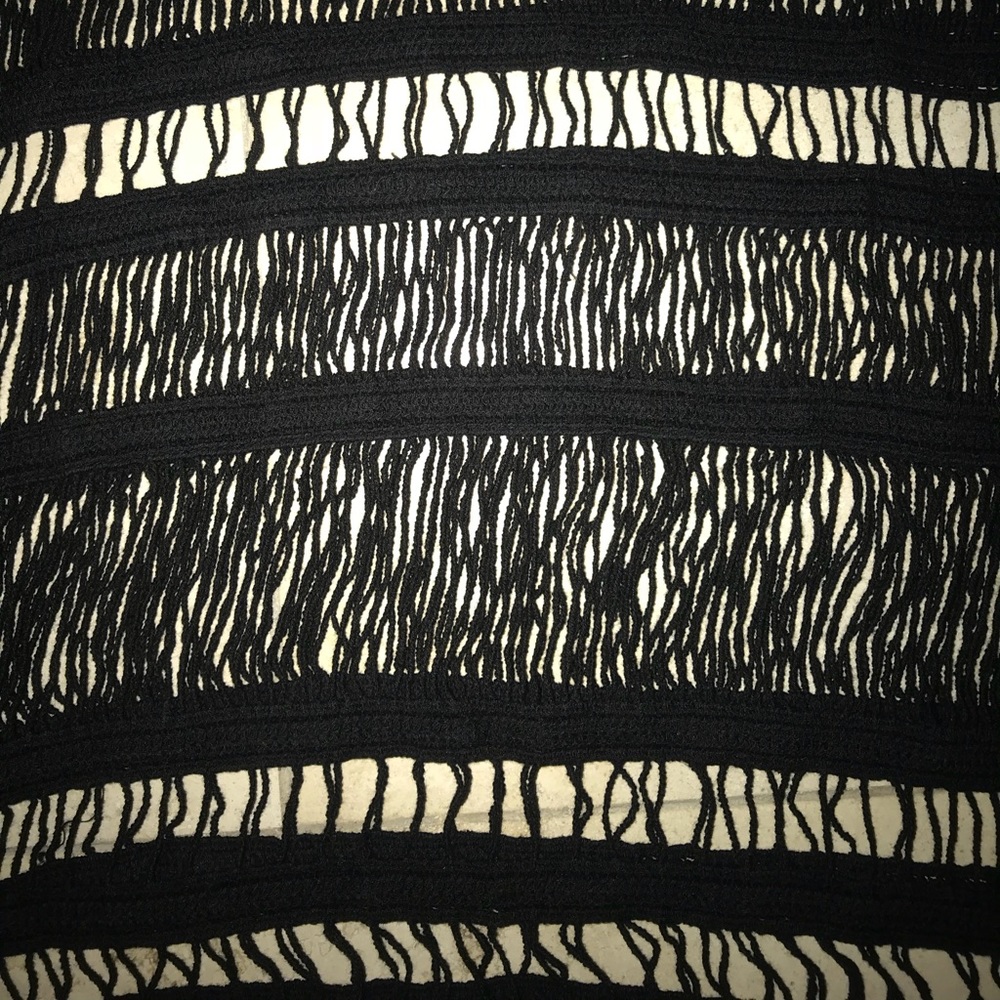 Black Knitted String Top - Picture 6 of 6